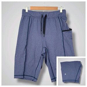 Lululemon Men's For The People Training Shorts with Pockets Athletic Gym‎ Blue S